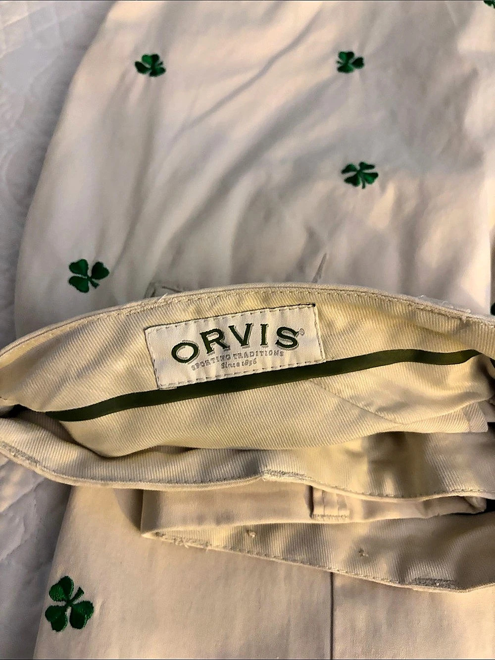 Orvis Shamrock Khakis Size 36